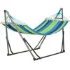 Outsunny Support avec Hamac Autoportant Pliable en Coton et Acier, 270...