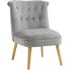 HOMCOM Fauteuil Moderne pour Salon et Salle à Manger avec Siège Rembou...