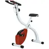 SPORTNOW Vélo d'appartement Magnétique Pliable avec 8 Niveaux de Résis...