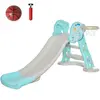 HOMCOM Toboggan pour Enfants à partir de 18 Mois Pliable avec 3 Marche...