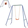 Outsunny Balançoire de Jardin 2 en 1 pour Bébés et Enfants de 6 Mois à...