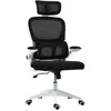 HOMCOM Chaise de Bureau Pivotante avec Appuie-Tête et Hauteur Réglable...