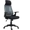 HOMCOM Chaise de Bureau avec Support Lombaire et Appuie-Tête, Siège Pi...
