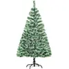 HOMCOM Sapin De Noël Artificiel Aspect Enneigé Ø 75 X 150h Cm 416 Bran...