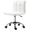 HOMCOM Chaise de Bureau Ergonomique, Chaise Pivotante Réglable en Haut...
