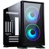 Itek Case Galaxy 2Q - ITX Mini tour 2 x 12 cm ARGB Fan, 2 x USB3, 2 x ...