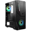 ITek Boîtier Moyen Tour ATX Spacirc VO RGB avec Panneau Vitré, Noir