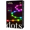Guirlande connectée IP20 3m 60 leds rgb fil transparent Twinkly dots