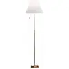 LUCEPLAN lampadaire COSTANZA BRASS D13t (Blanc - Laiton et polycarbona...