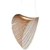 Luceplan ILLAN-Suspension LED Bois Ø60cm