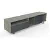 Munari Kairos Home Meuble Tv Mk195 Jusqu'à 75" (Chêne Gris / Gris Fonc...