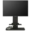 Munari Kairos Home Meuble Tv Torino Kt090neo Fino A 55" (Noir - Métal Et Verre)