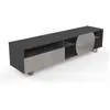 Munari Kairos Home Meuble Tv Mk195 Jusqu'à 75" (Orme Foncé / Gris Clai...