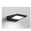 ZAFFERANO Applique solaire led 2,2w à piles avec photovoltaïque IP54 gris foncé