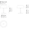 Zafferano Sister Light mini lampe batterie vert
