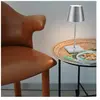 Zafferano Poldina mini luminaire rechargeable intérieur argenté