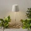 Zafferano Lampe sur piquet LED Poldina à batterie, blanche