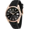 Maserati Montre Homme Maserati Attrazione Analogique Silicone Noir Umar8851151002