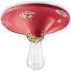 VINTAGE C134 rouge, Plafonnier, Ferroluce
