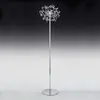 Metallux Lampadaire Crystal à pointe recouverte