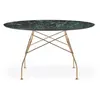 KARTELL table ronde GLOSSY MARBLE Ø 128 cm (Vert - Grès finition Marbr...