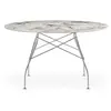 KARTELL table ronde GLOSSY MARBLE Ø 128 cm (Nature Tundra - Grès finit...