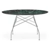 KARTELL table ronde GLOSSY MARBLE Ø 128 cm (Vert - Grès finition Marbr...