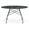 KARTELL table ronde GLOSSY MARBLE Ø 128 cm (Vert - Grès finition Marbr...