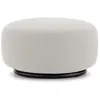KARTELL pouf K-WAITING (Ecru - Tissu bouclé et acier peint)