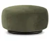 KARTELL pouf K-WAITING (Green - Tissu chenille et acier peint)