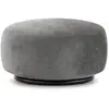 KARTELL pouf K-WAITING (Grey - Tissu chenille et acier peint)