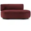 KARTELL canapé dormeuse K-WAITING PAOLINA SX (Burgundy - Tissu chenill...