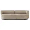KARTELL canapé K-WAITING (Beige - Tissu chenille et acier peint)