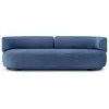 KARTELL canapé K-WAITING (Sky bleue - Tissu chenille et acier peint)