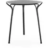 Table ronde de jardin en acier noir 65 x 72 cm Hiray - Kartell