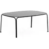 Table basse de jardin en acier noir 38 cm Hiray - Kartell