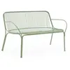 Canapé de jardin en acier vert 121 cm Hiray - Kartell