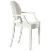 Kartell Louis Ghost, Chaise, Lot de 2, Blanc Brillant