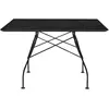 Table Glossy rectangulaire - noir - marbre noir Kartell