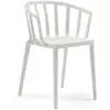 Kartell Venice Mat Chaise, Polycarbonate, Matte White, 52,5x51xH75