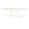 Table Glossy Outdoor - blanc - blanc - oval Kartell
