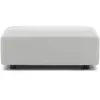 Kartell Pouf Plastics Duo Tech Fabric (Blanc - Faux Cuir)