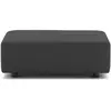 Kartell Pouf Plastics Duo Tech Fabric (Noir - Faux Cuir)