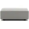 Kartell Pouf Plastics Duo Tech Fabric (Gris - Faux Cuir)
