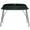 Bureau noir en bois cintré 119x65cm Earl Of Wood - Kartell