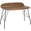 Table d?appoint Earl of Wood - bois foncé/noir Kartell