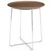 Kartell Table Basse Al Wood (Placage Foncé - Bois Courbé Et Acier Ch...