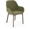 KARTELL fauteuil CLAP AQUACLEAN (Base tortoise, siège vert - Tissu et ...