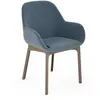 KARTELL fauteuil CLAP AQUACLEAN (Base tortoise, siège poudre bleue - T...