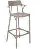 Tabouret de bar A.I. - gris - Hauteur d'assise 75 cm Kartell